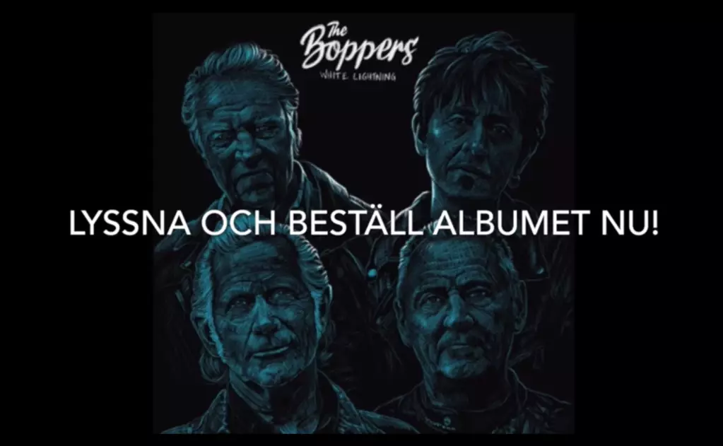 The Boppers - White Lightning – Vinyl och CD release 1 Juli!