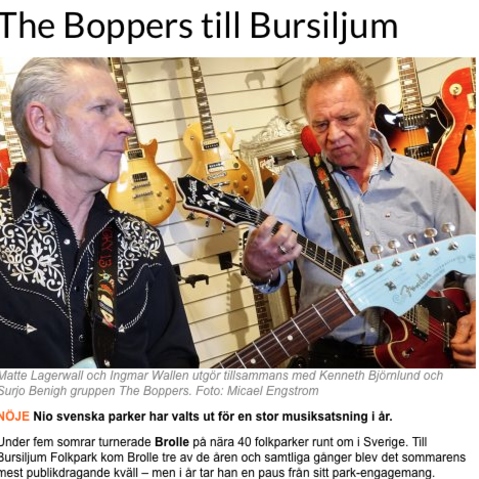 The Boppers till Bursiljum