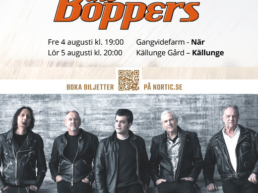 The Boppers live på Gotland 4-5 augusti